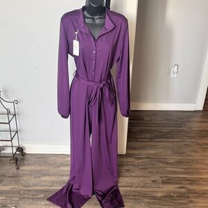Elegant Purple Women's Jumpsuit